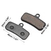 X AUTOHAUX 4 Pair Semi Metal Disc Bike Brake Pad