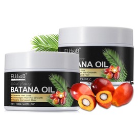 P-Beauty Organic Batana Oil 2 x 120 g - for Hair Growth & Hair Care, Moisture for Hair, Skin & Nails - Strengthens Hair Follicles, Repairs Split Ends & Hair Damage, Anti-Frizz, Shiny & Smooth Hair