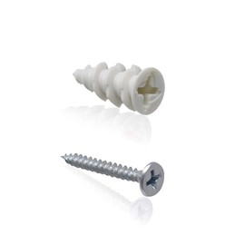 LANODO Strong Board Anchor Screws for Gypsum Board Walls with Screws (Pack of 30) (25mm)