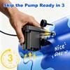 COBOPANDA 118" Extra Large Inflatable Pool, 0.35mm Double Thickened Blow
