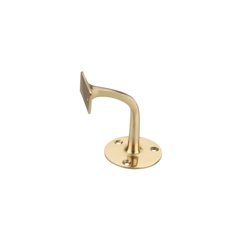 Infinity Decor Pack of 4 Traditional Handrail Brackets Polished Brass