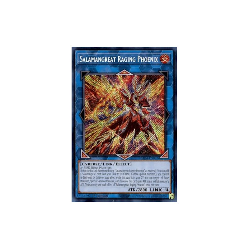 Salamangreat Raging Phoenix (Secret Rare) - RA04-EN083 - Secret Rare