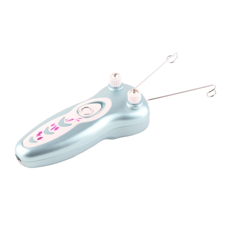 Electric Facial Cotton Threading Epilator Rechargeable Cordless LED Lighting Threading