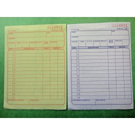 New Sales Order Book Receipt Invoice Duplicate 50 sets Form Carbonless US Seller