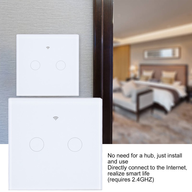 WiFi Smart Wall Switch for TUYA APP Control 2 Way