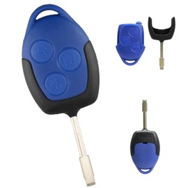 For Blue Ford Van Key For Ford Transit Key For Ford Transit Custom Key Fob For Ford Transit MK7 Key Case For Transit Key Blank 3 Buttons For Ford Connect Key