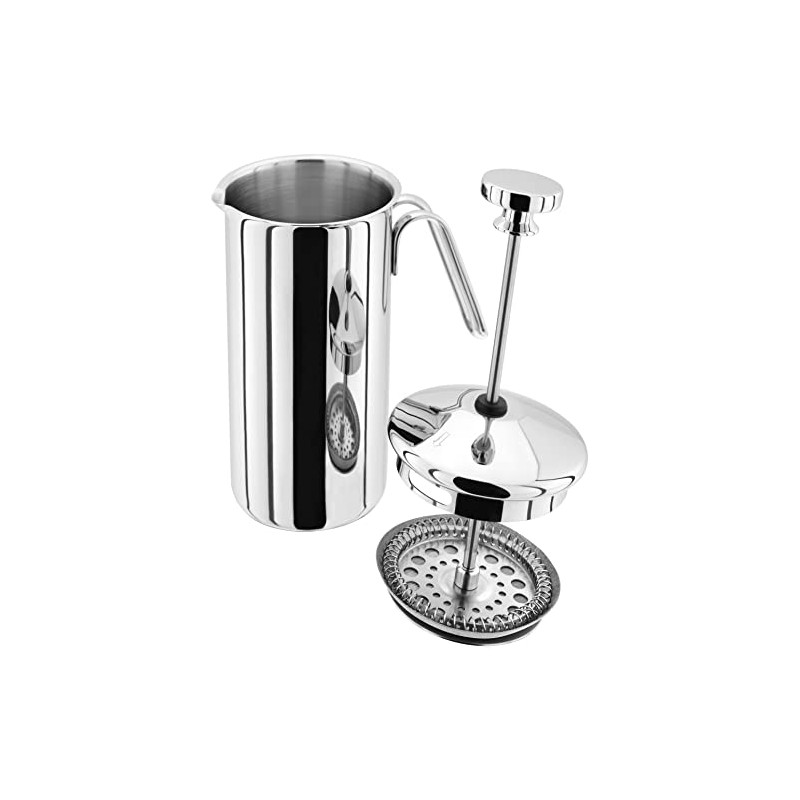 Judge 4 Cup Cafetiere, 500 ml, Stainless Steel Silver, 0.5l