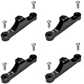 Jingelmall 4pcs Desktop Computer AMD AM5 CPU Cooler Mounting Brackets & Screws Cooler Bracket Black
