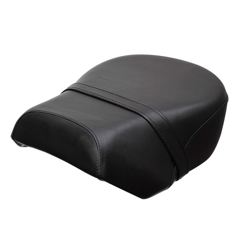 HIYOYO Motorcycle Rear Pillion Passenger Seat Pad with Belt For