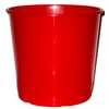 Jean's Plastics Offering, Donation Buckets, Pack 12, Red