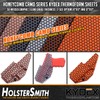 KYDEX Thermoform Sheet - (Honeycomb Camo) - (Hunter Orange/Black -