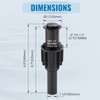 Pop Up Drain Without Overflow, ALEASHA Pop Up Sink Drain