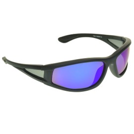 proSPORT Floating Polarized Blue Mirrored Sunglass with Sunglass Strap & Zipper Case for Fishing, Boating and Water Activities.