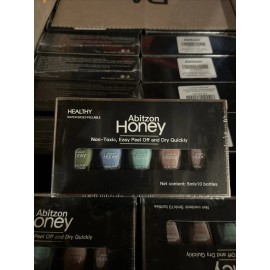 Abitzon Honey Non-Toxic, Easy Peel Off and Quick Dry. Water Based 10-5ml Bottles
