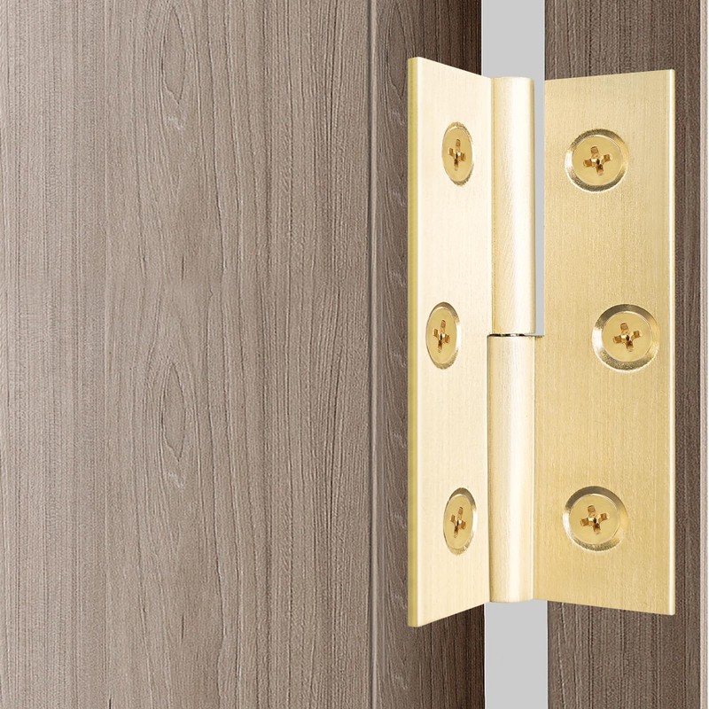 BAMI-LEE House Lift Off Hinge, 2pc Solid Brass Detachable Right