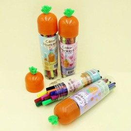 Carrot Colored Marker Pens 12 Colors / 당근 컬러 사인펜 12컬러