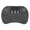 Mini Wireless Keyboard Remote 2.4G USB QWERTY DPI Adjustable for