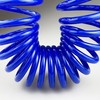 Darnassus Polyurethane Recoil Air Hose, 1/4" Inner Diameter,10 Feet Blue