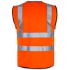 MyShoeStore® Hi Vis Vest Yellow & Orange Small to 6XL