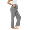 Joyaria Womens Maternity/Pregnancy/Pregnant Summer Full Panel Sweat/Workout Pants Loose Fit
