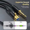 XLR Female to 6.35mm Mono Male Cable Gold Plated Connector