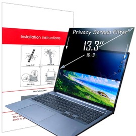 SUBDUEDLT 13.3 inch Privacy Screen Filter, Protecting Your Privacy And Decrease Eye Fatigue, Anti-blue Light, Aspect Ratio Of 16:9 (Width & Height: 294mm & 165mm)