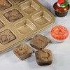Tiawudi 2 Pack Brownie Pan, Non-stick Bakeware for Bread and