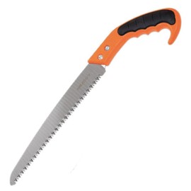 MUDDY Handsaw with Scabbard | 10.5-inch Serrated Blade Compact Durable Lightweight Ergonomic Versatile Outdoor Hunting Tree Saw | Plastic Scabbard with Belt Loop Included
