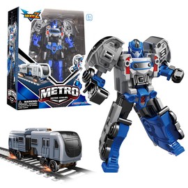 CLIUNT Transforming Robot Toy Car for Kids 2-12 Years, Constructo Transforming Toy Car, Friction Booster Car Toy Robot, Birthday Gift for Boys and Girls