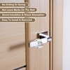 sourcing map 12Pcs Door Stopper Wall Protector, 18mm Single Hole