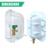 TT FLEX Ice Maker Outlet Box - 1/2 Inch Pex