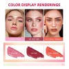 3pcs Maquillaje Colorete En Barra Labios Y Mejillas Natural