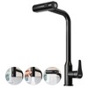Kitchen Faucet 4 Modes, Pull Down Sprayer 360°, Modern Design,