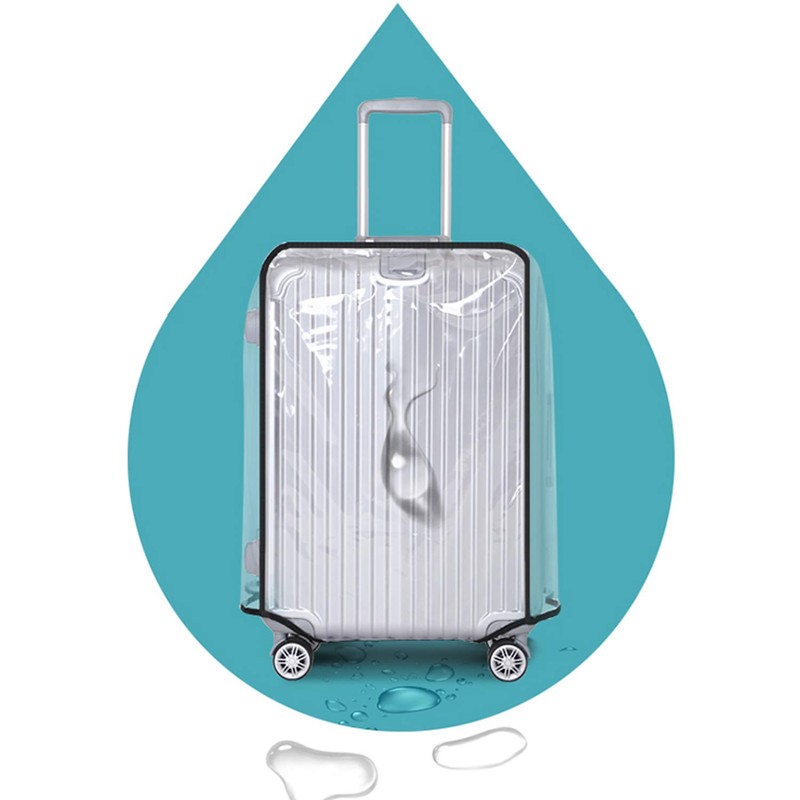 Transparent Suitcase Protector Cover 30 Inch