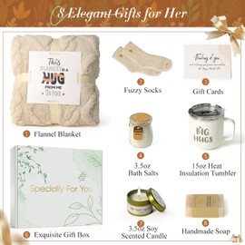 Sympathy Gift Basket for Loss of Loved One, Bereavement Care Package for Women, Condolence Gift for Mom, Dad, Husband – Grief Support, Miscarriage Gifts for Mother, Sorry for Your Loss