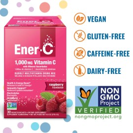 Ener-C 60 Pack Multivitamin Powder Packets With Vitamin C Antioxidants And Energy Boost
