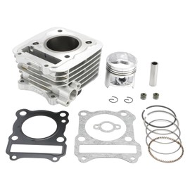 Artudatech 125cc Cylinder Piston Top End Kit For Suzuki DR-Z125 2003-2019 For Suzuki DR-Z125L 2003-2022 11210-44A11-0F0 12140-01410