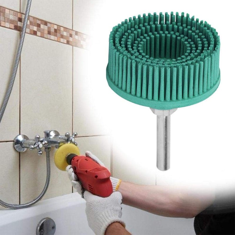 Bristle Brush Disc 2 Inch Rubber Sanding Brush Polishing Sanding