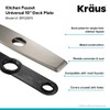 KRAUS Deck Plate for Kitchen Faucet in Spot Free Stainless