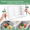 SwetLao Large Sink Dish Drying Rack, Expandable 304 Stainless Steel