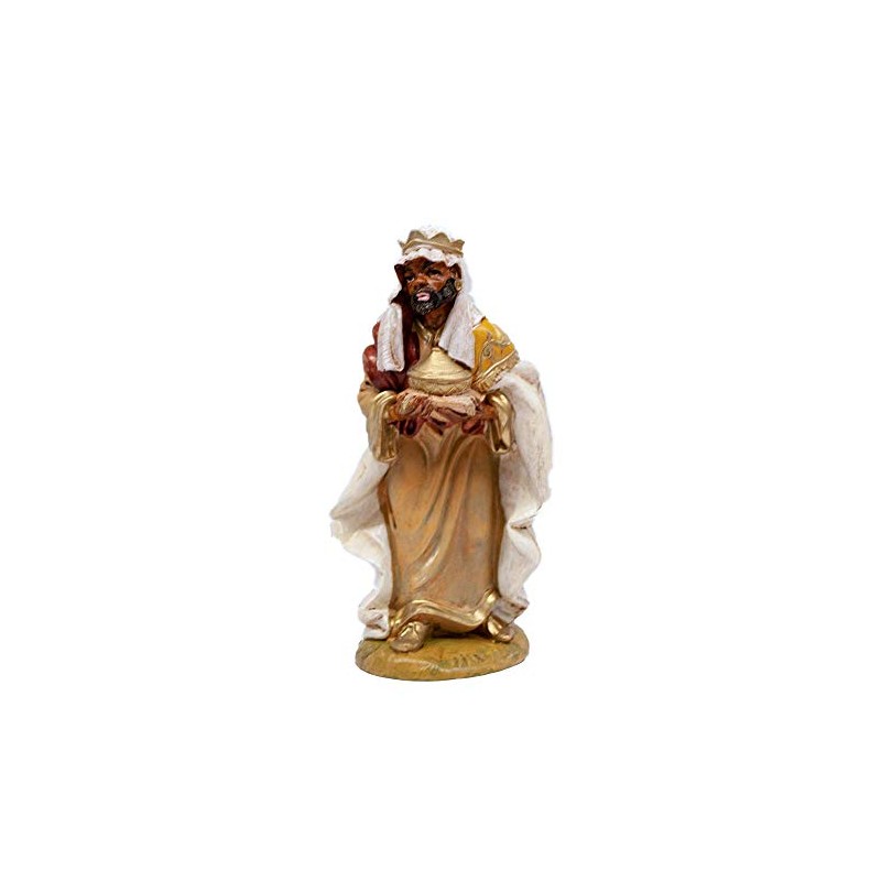 Venerare King Balthazar Wise Man Nativity Figurine | 5 Inch
