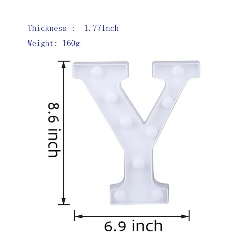 LED Light Up Letter, Valentine Gift - Light Up Marry