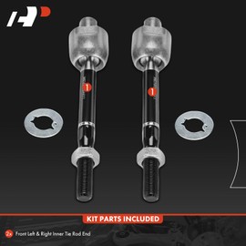 A-Premium 2 x Front Inner Tie Rod Ends, Compatible with Lexus LS430 2001-2006, RWD Only