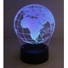 Dependable Industries 3D World Globe LED Light 7 Color Changing