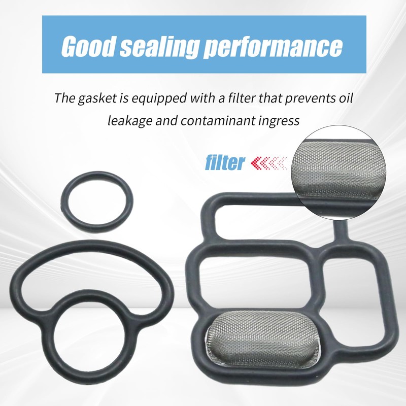 Vkinman 15825PCX015 Engine VTEC Solenoid Gasket Kit, Replacement for Honda