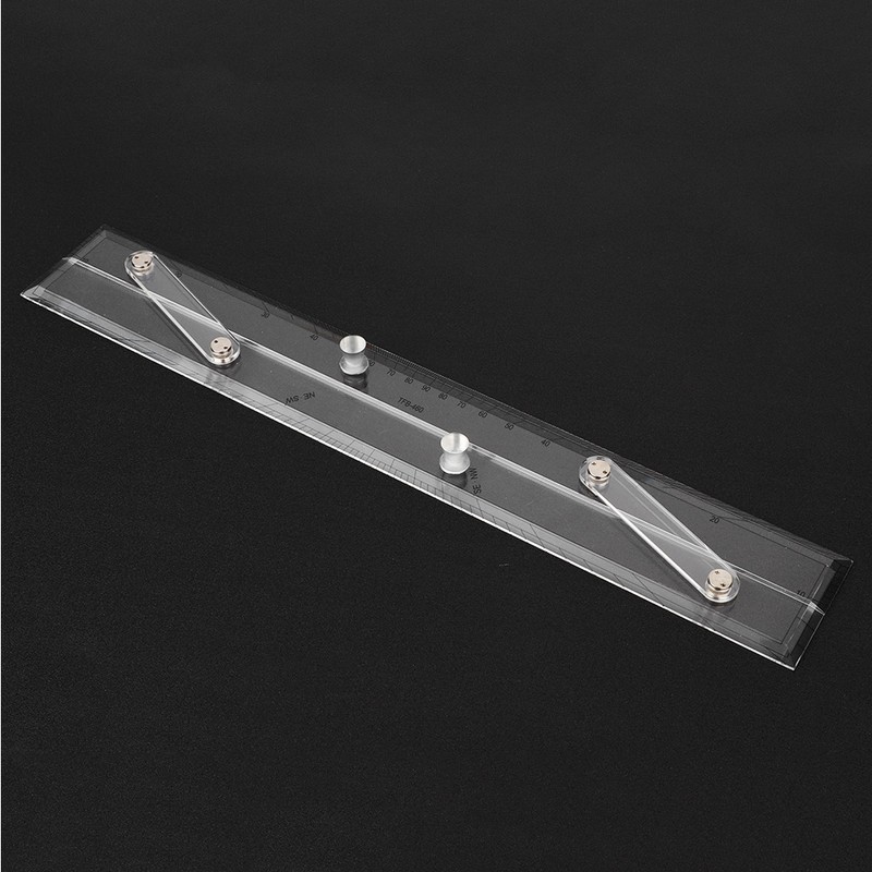 TFB-460 Wooden Case Marine Navigation Parallel Ruler for Boat