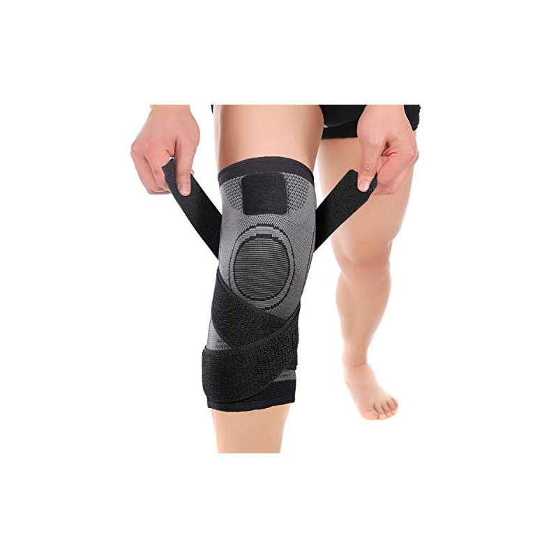 Knee Brace Support for Men Women Knee Compression Sleeve Non-Slip