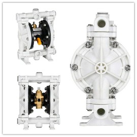 SOFEDY Air Operated Double Diaphragm Pump 1/2" Inlet & Outlet Heavy Duty Waste Oil Transfe Pump QBK-15 for Diesel, Grease, Kerosen 13GPM