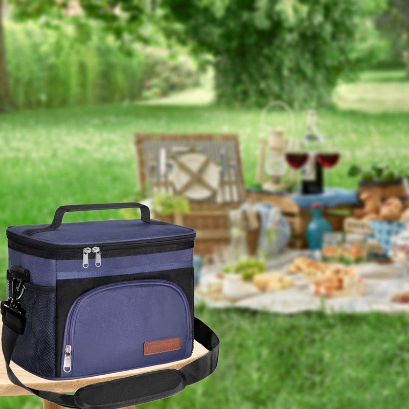 ExtraCharm Insulated Lunch Bag for Women/Men - Reusable Lunch Box