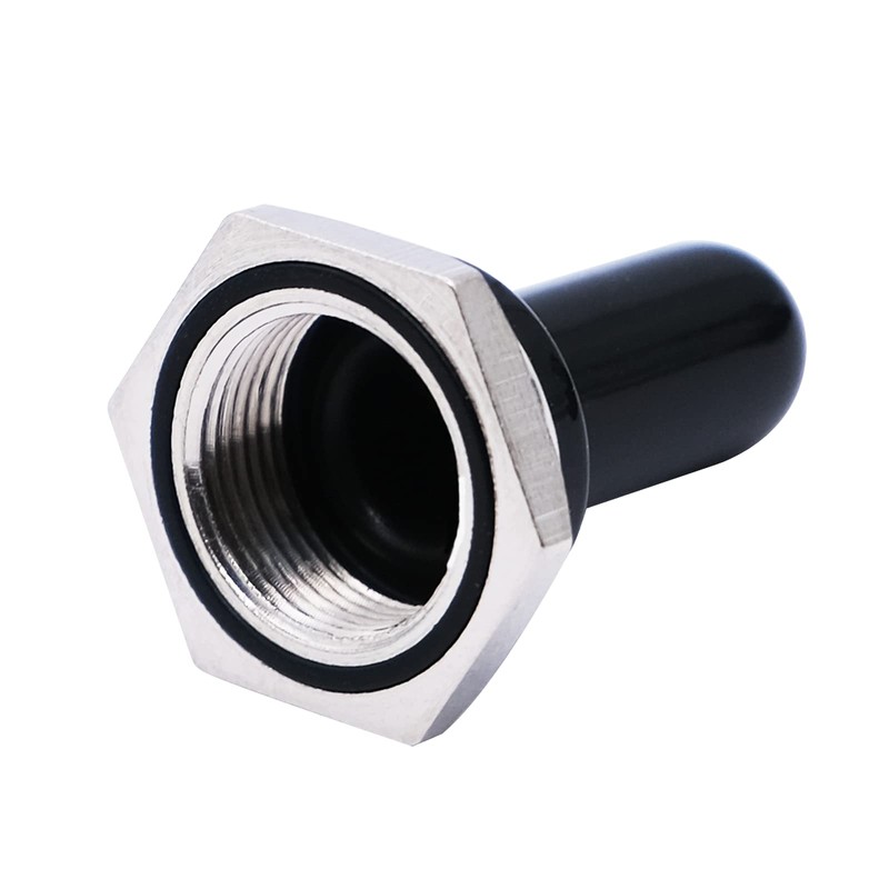 mxuteuk 5pcs 12mm Toggle Switch Cover Rubber Knob Hat Waterproof